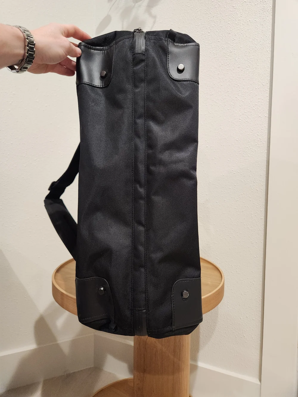 Pakt. One NEW Men's Black Duffel Bag with Padded Shoulder Strap